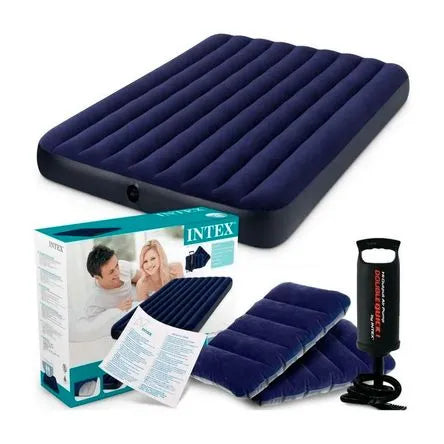 AirComfort Plus: 🛏️ ¡Descubre el Descanso Definitivo con la Cama Inflable Intex 60 Pulgadas! 🌟