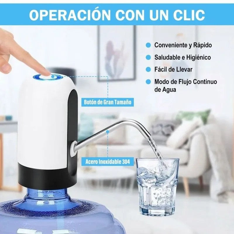 DISPENSADOR AUTOMATICO DE AGUA RECARGABLE