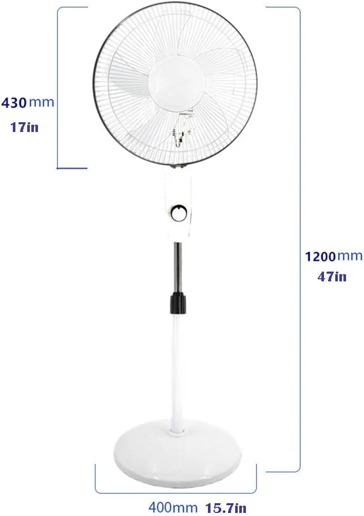 Super Turbo Fan de 16 Pulgadas Recargable