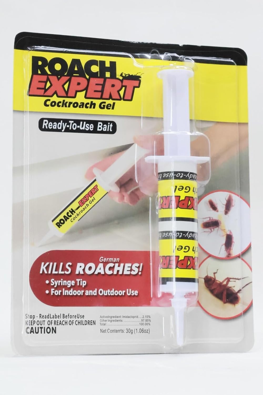 🔥 Elimina las cucarachas de raíz con Roach Expert Gel
