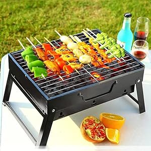 Disfruta el Sabor Donde Sea: BBQ Portátil con Utensilios