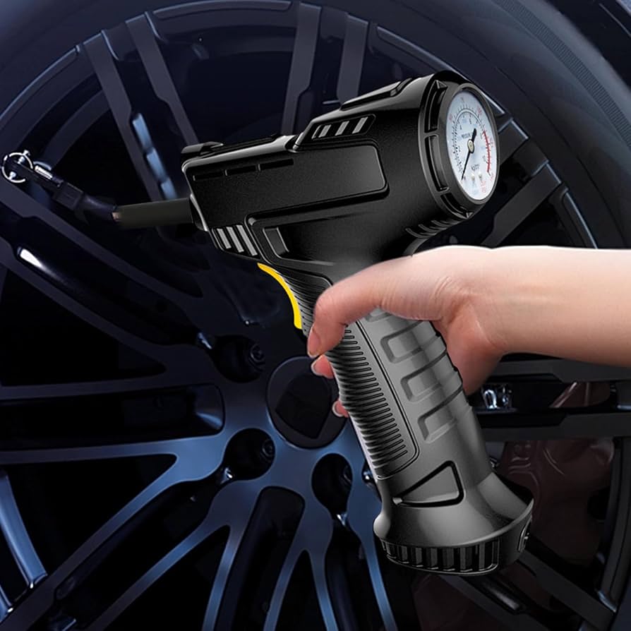 🚗✨ Mini Compresor 12V – Infla tus Gomas en Minutos, Sin Complicaciones