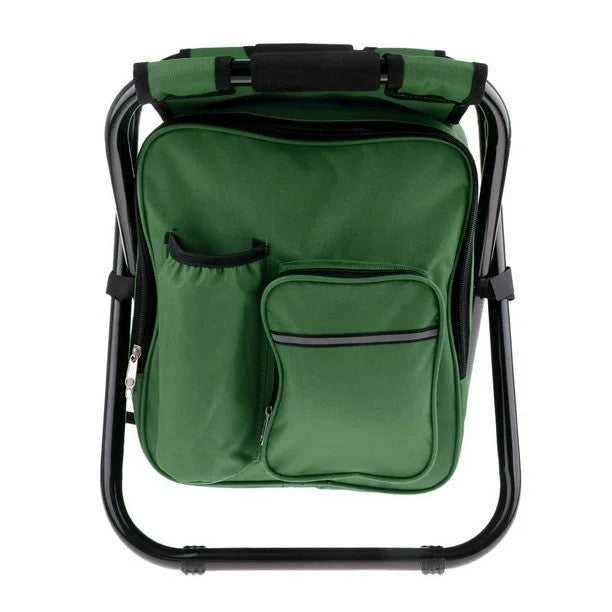 SILLA MOCHILA PLEGABLE 3 EN 1 – IDEAL PARA CAMPING, PESCA Y SENDERISMO