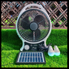 ⚙️ 3 en 1: Ventilador, Luz y Power Bank Solar
