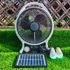 🌞🌀 Abanico Solar Recargable 14