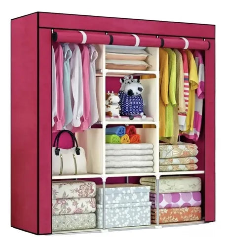 🧺✨ Solución Rápida para el Desorden – Organizador de Clóset Grande y Plegable