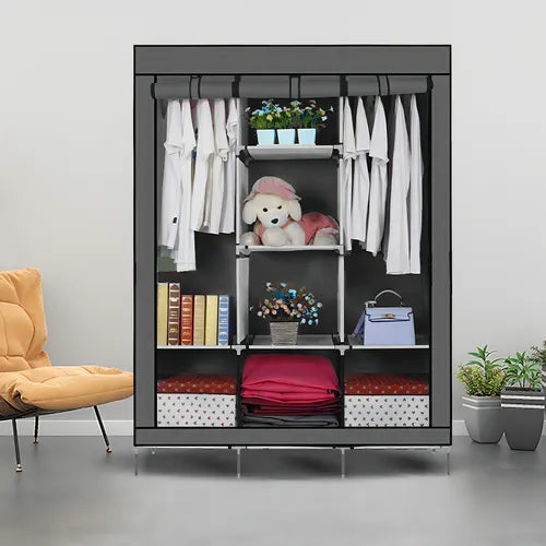 🧺✨ Solución Rápida para el Desorden – Organizador de Clóset Grande y Plegable