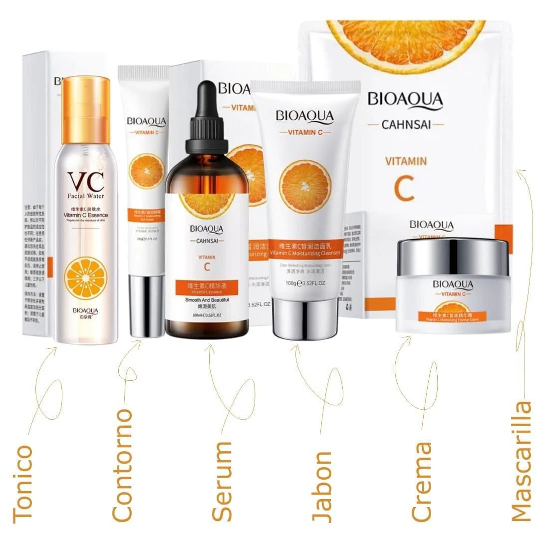 BioAqua C-Glow Kit™ (Combo de Vitamina C)
