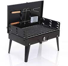 Disfruta el Sabor Donde Sea: BBQ Portátil con Utensilios