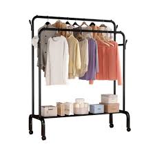 ¡Dile Adiós al Desorden con el Perchero Doble EspacioMax! 🧥👚 ¡Envío GRATIS y Paga al Recibir en República Dominicana! 🇩🇴