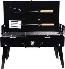 Disfruta el Sabor Donde Sea: BBQ Portátil con Utensilios