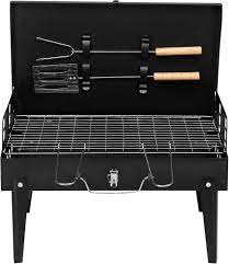Disfruta el Sabor Donde Sea: BBQ Portátil con Utensilios