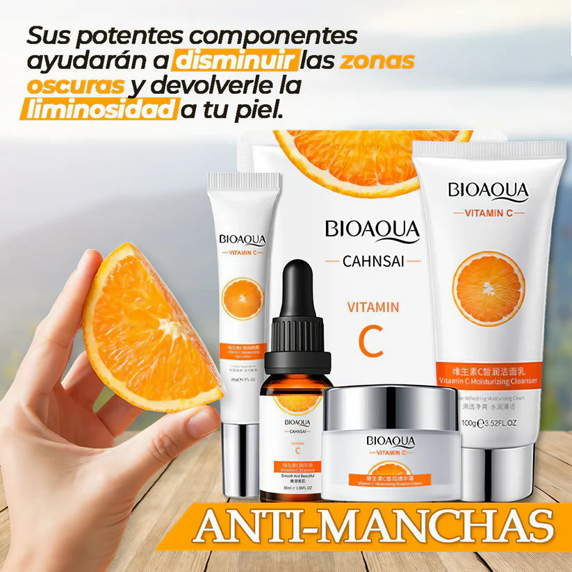 BioAqua C-Glow Kit™ (Combo de Vitamina C)