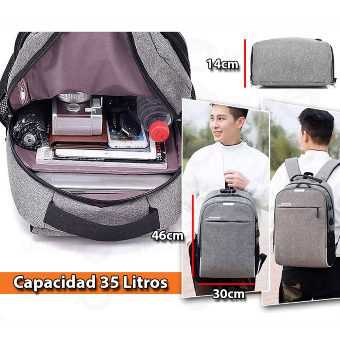 TravelLock One ✈️🔒🎒 – Tu mochila segura, elegante y lista para cualquier destino
