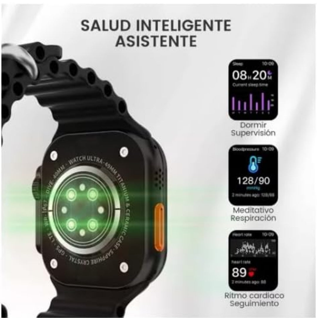 SMARTWATCH ULTRA 3 + 7 CORREAS – VERSATILIDAD Y ESTILO PARA CADA OCASIÓN" ⌚