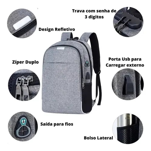 TravelLock One ✈️🔒🎒 – Tu mochila segura, elegante y lista para cualquier destino