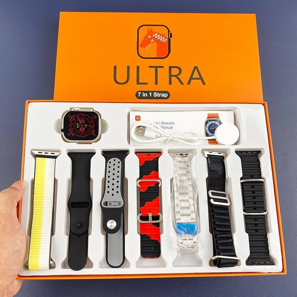 SMARTWATCH ULTRA 3 + 7 CORREAS – VERSATILIDAD Y ESTILO PARA CADA OCASIÓN" ⌚