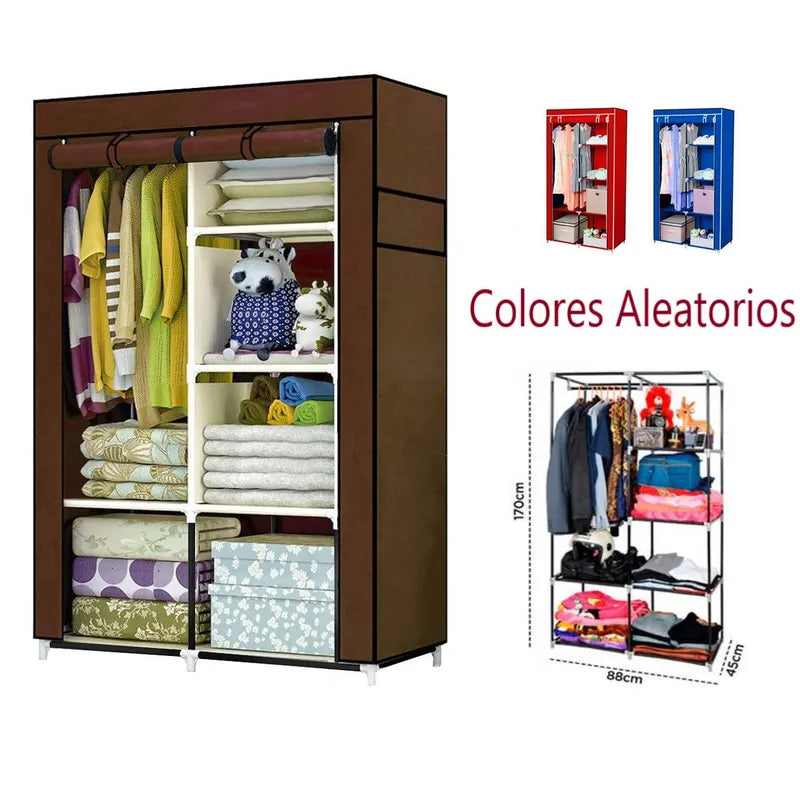 🧺✨ Solución Rápida para el Desorden – Organizador de Clóset Grande y Plegable